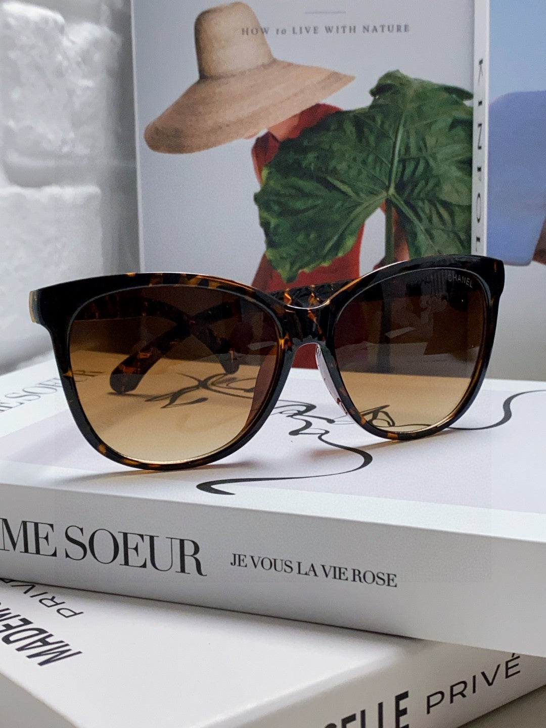 Chanel Cat-Eye Brown Lens Sunglasses for Men & Women - 431691