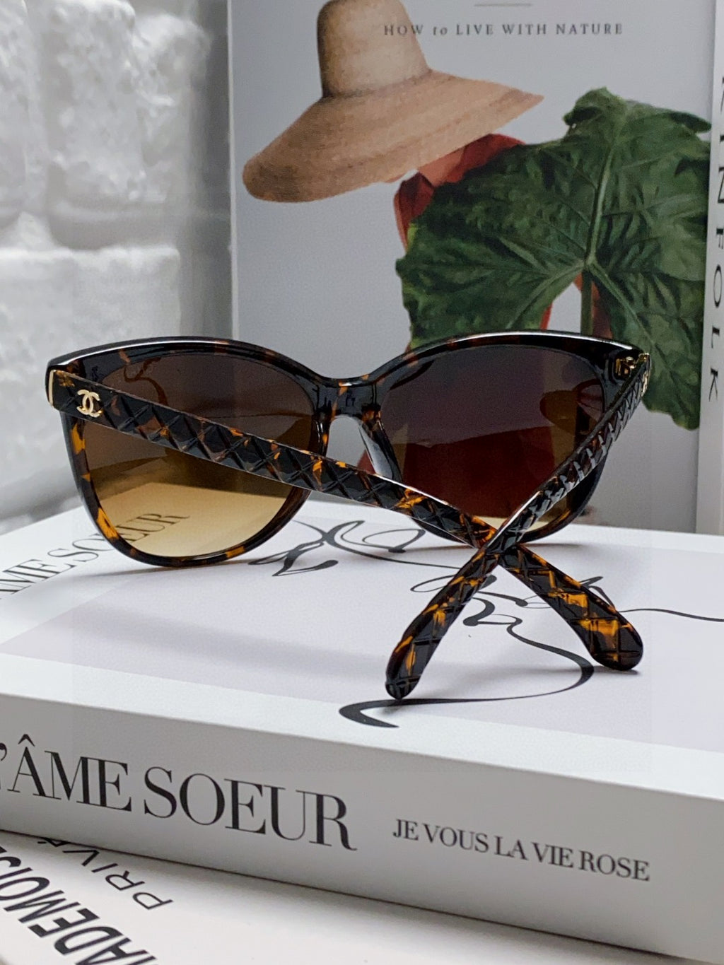 Chanel Cat-Eye Brown Lens Sunglasses for Men & Women - 431691 - detail image 2