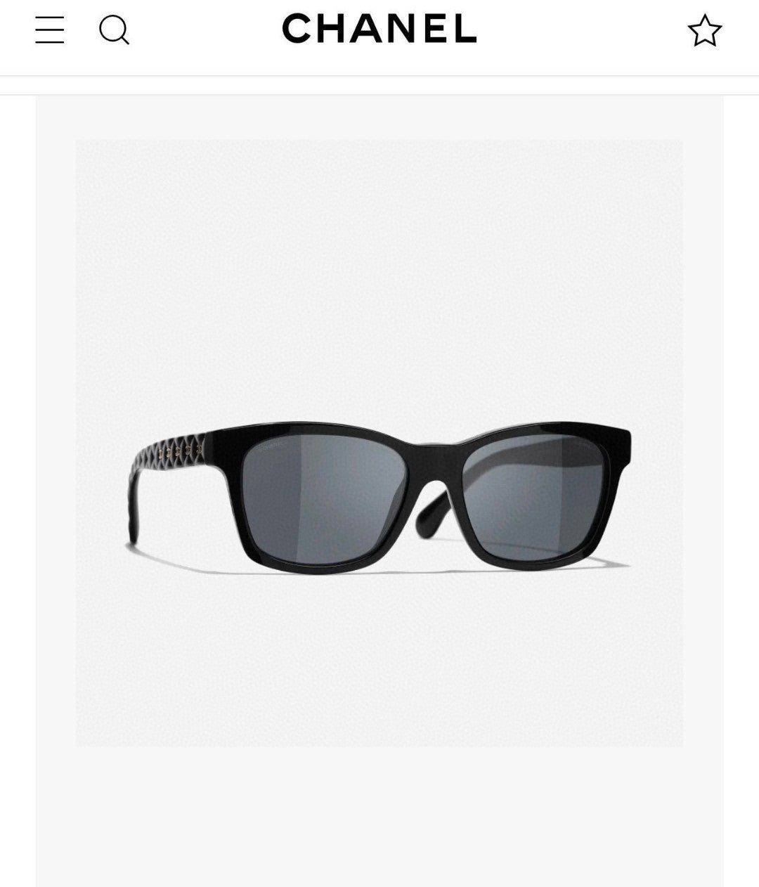 Chanel CH5484 Fashion Black Lens Sunglasses for Men & Women