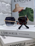 Chanel Metal Oversized Silver Lens Sunglasses for Men & Women