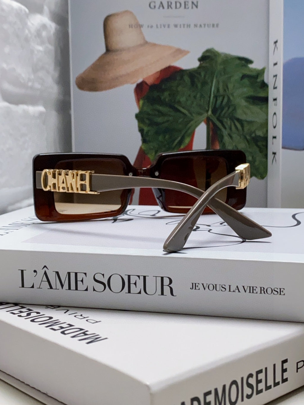 Chanel Polarized Square Red Lens Sunglasses for Men & Women - 431508 - detail image 2