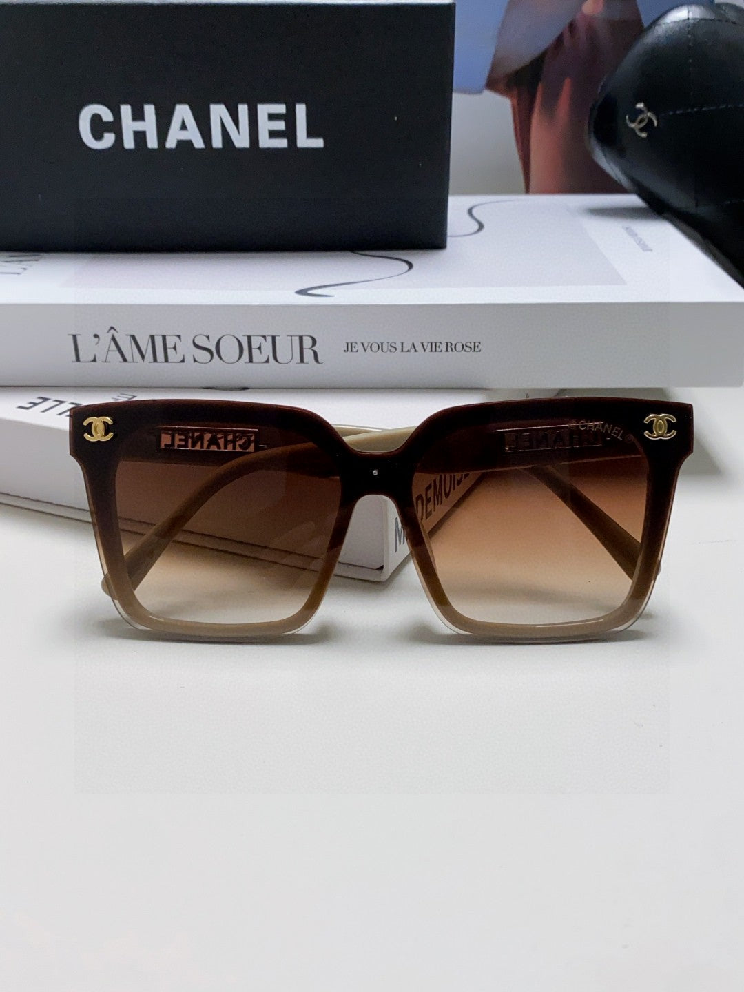 Chanel Square Brown Lens Sunglasses for Men & Women - 431509 - detail image 6