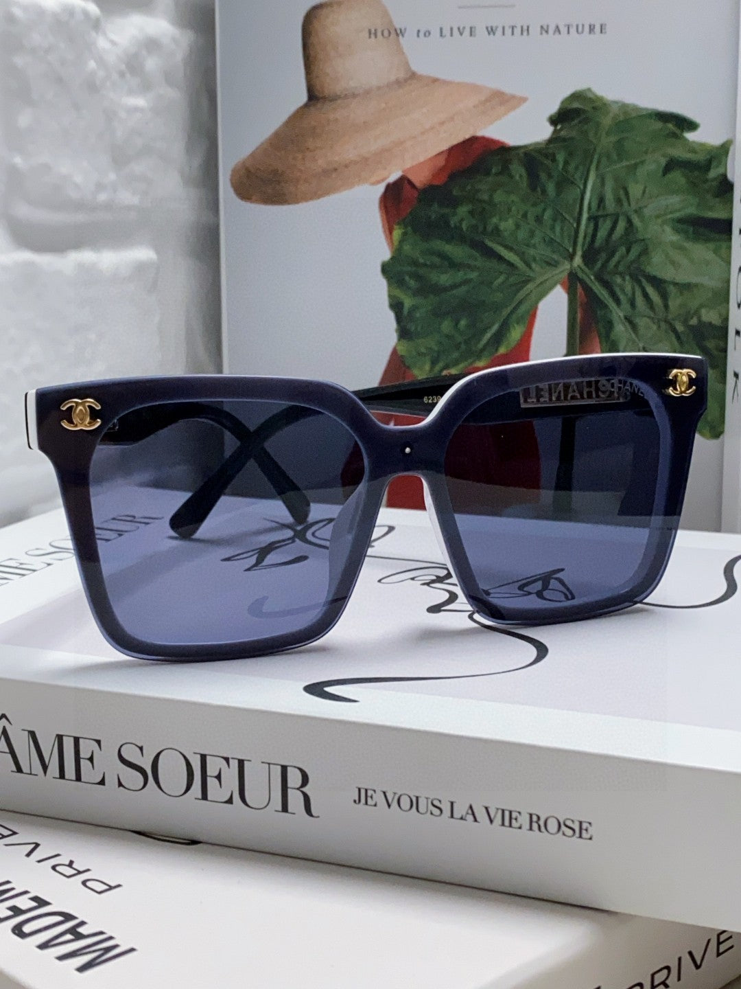 Chanel Square Blue Lens Sunglasses for Men & Women - 431511