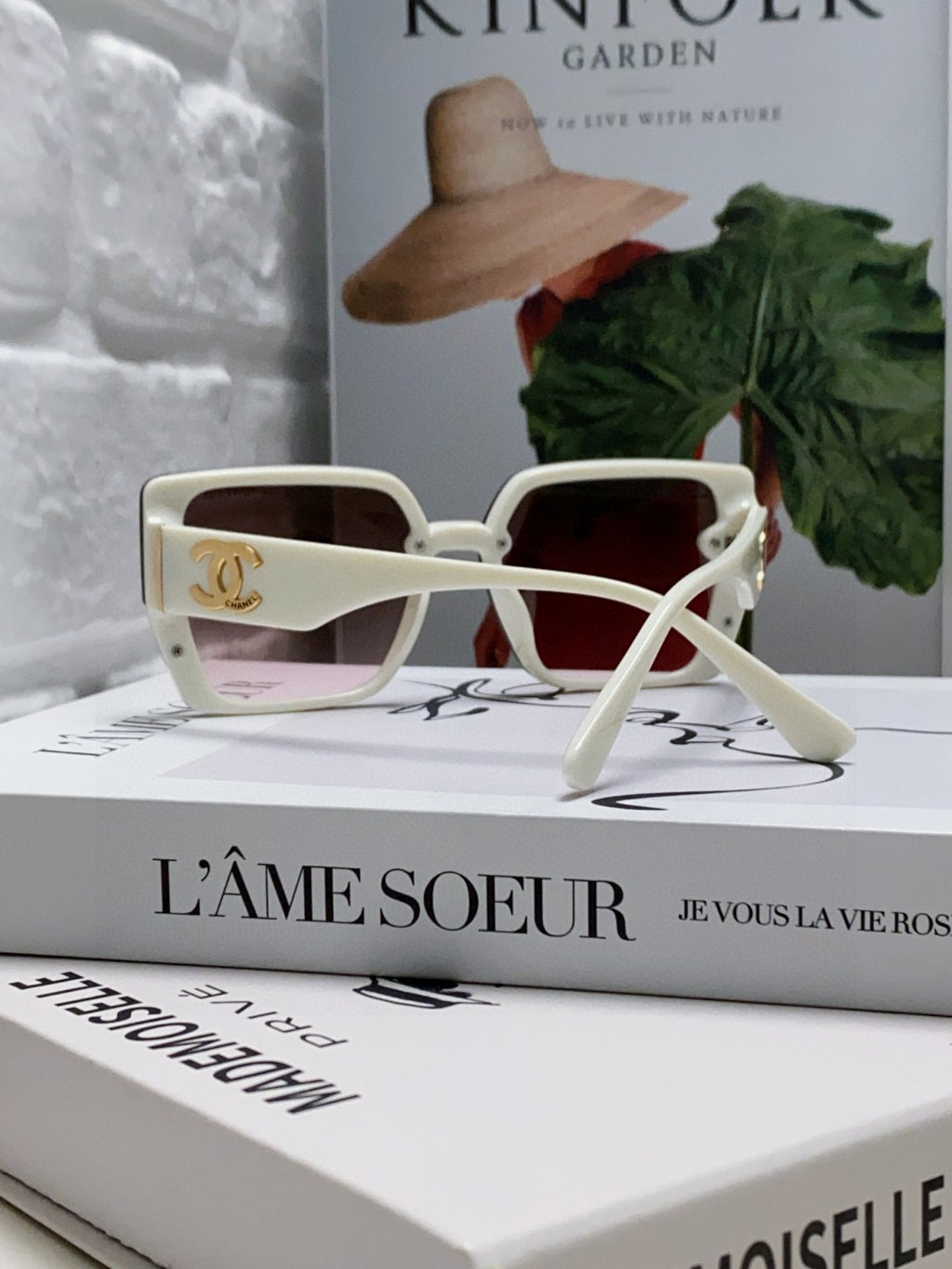 Chanel Polarized Square Red Lens Sunglasses for Men & Women - 431513 - detail image 2