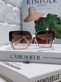 Chanel Polarized Square Red Lens Sunglasses for Men & Women - 431513