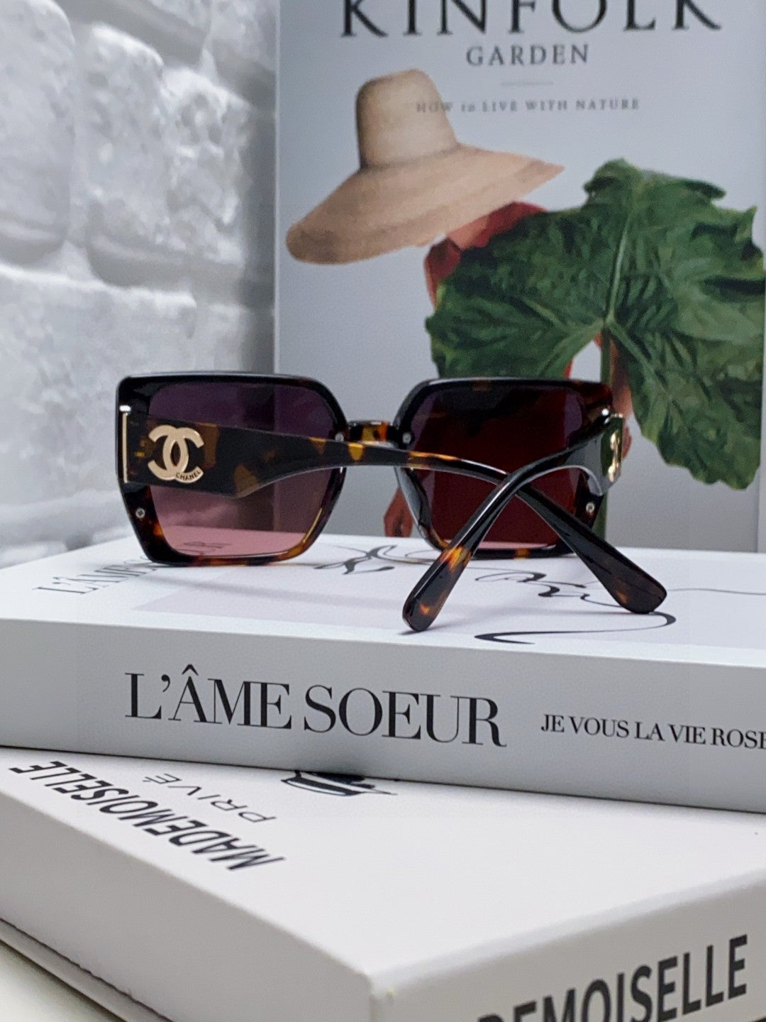 Chanel Polarized Square Red Lens Sunglasses for Men & Women - detail image 2