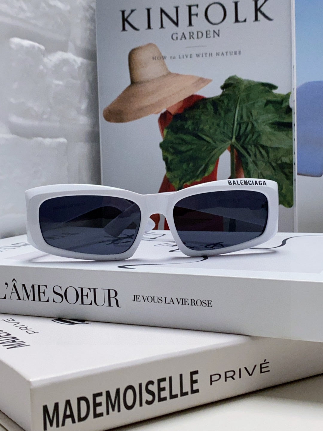 Balenciaga Square Gold Lens Sunglasses for Men & Women