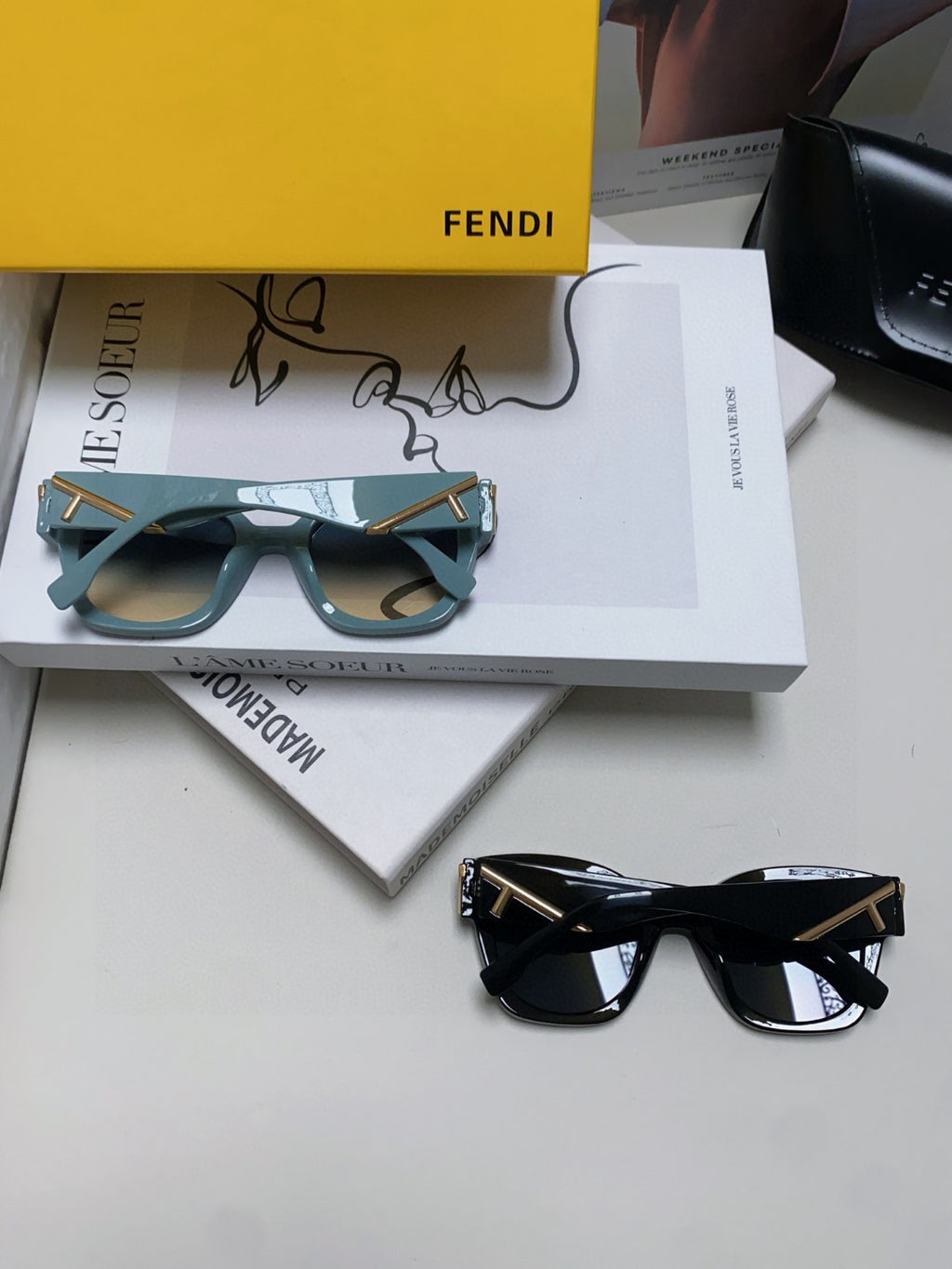Fendi Fashion Gray Lens Sunglasses for Men & Women - 449811 - detail image 8