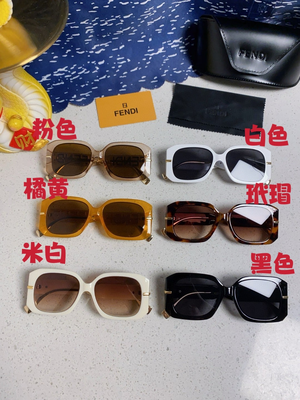 Fendi Oversized Silver Lens Sunglasses for Women - detail image 11