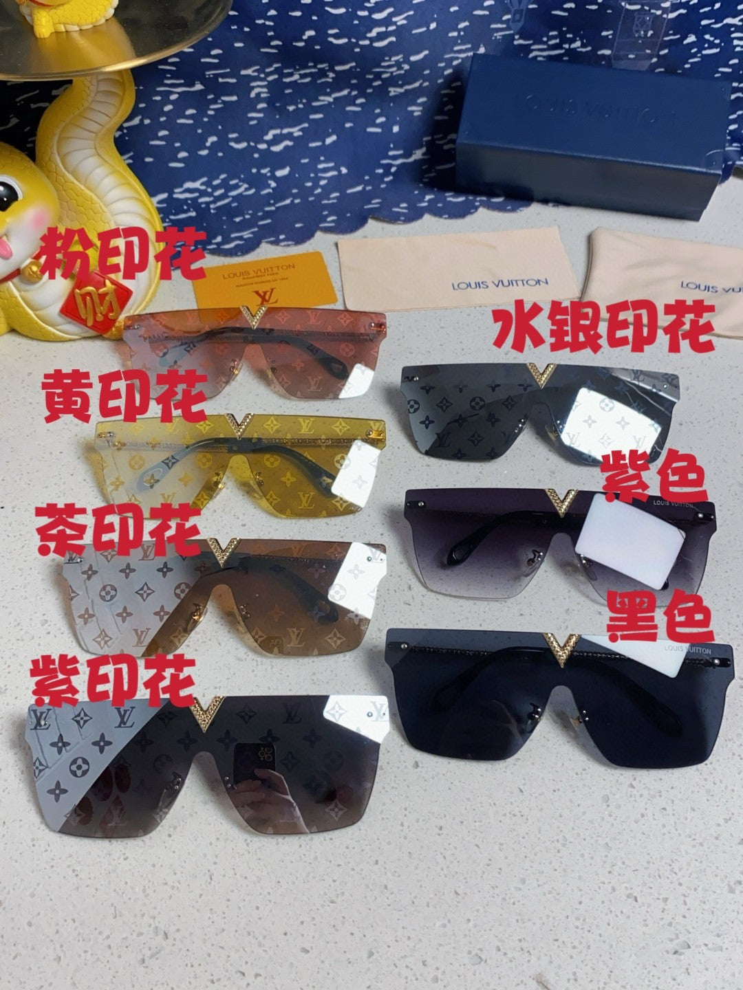 Louis Vuitton Fashion Silver Lens Sunglasses for Men & Women - 493051 - detail image 12