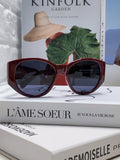 Chanel Polarized Cat-Eye Blue Lens Sunglasses for Women - 448888
