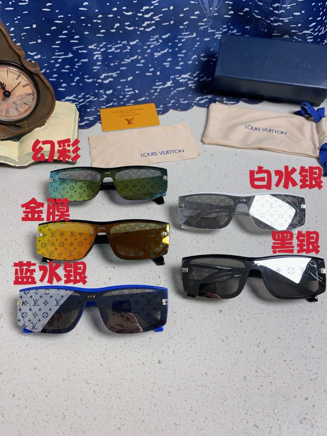 Louis Vuitton Fashion Silver Lens Sunglasses for Men & Women - 464659 - detail image 12