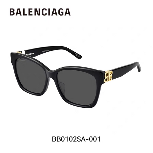 Balenciaga BB0102SA Fashion Black Lens Sunglasses for Men & Women