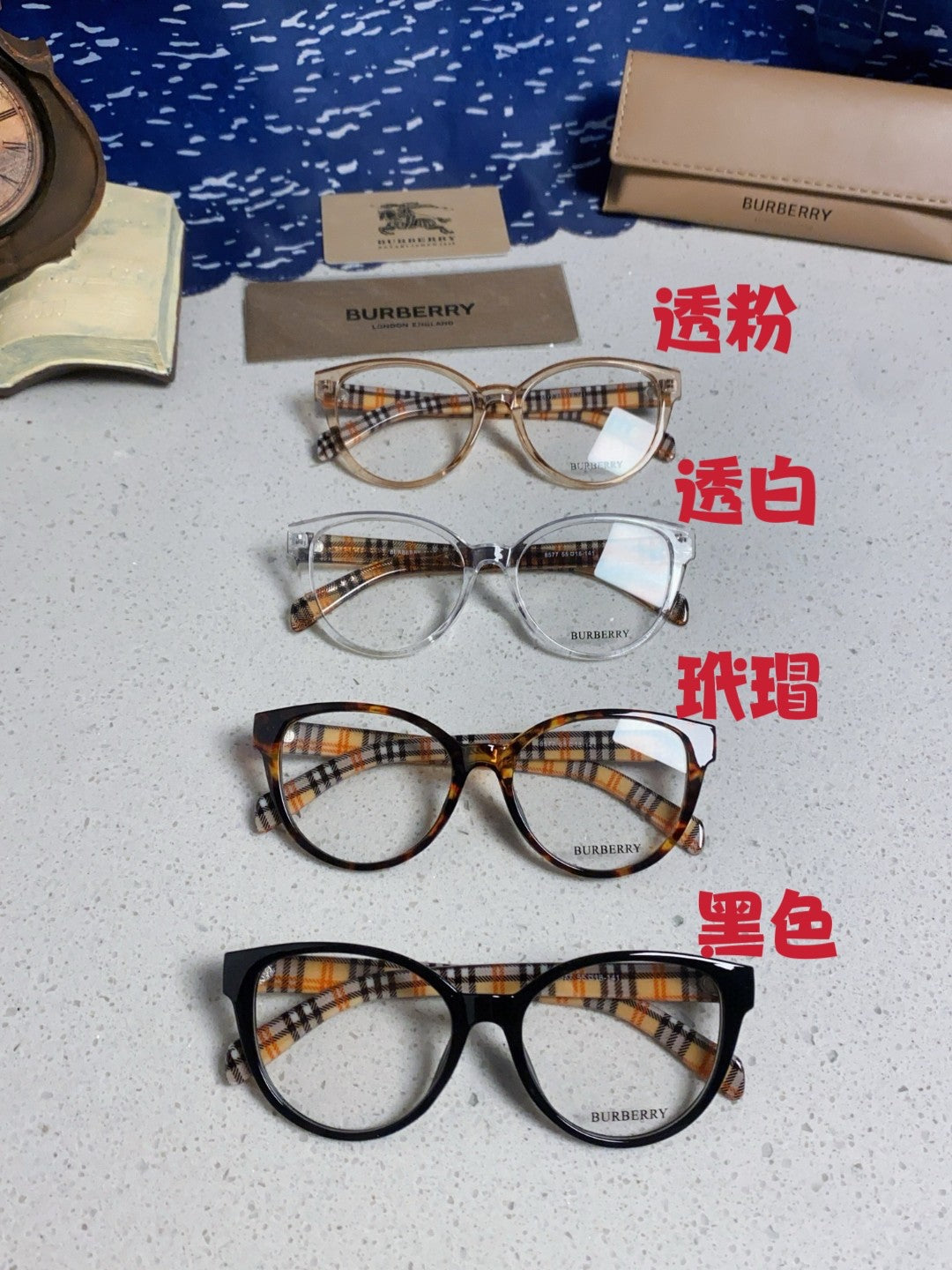 Burberry Blue-Light Fashion Silver Lens Sunglasses for Men & Women - 382875 - detail image 12