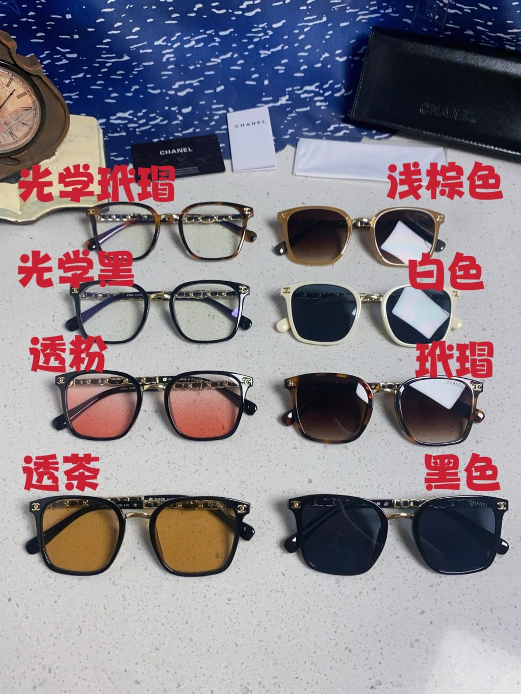 Chanel Fashion Silver Lens Sunglasses for Men & Women - 449082 - detail image 12