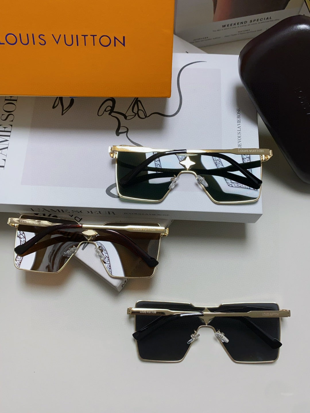 Louis Vuitton Z1700U Metal Fashion Black Lens Sunglasses for Men & Wo - 464654 - detail image 8