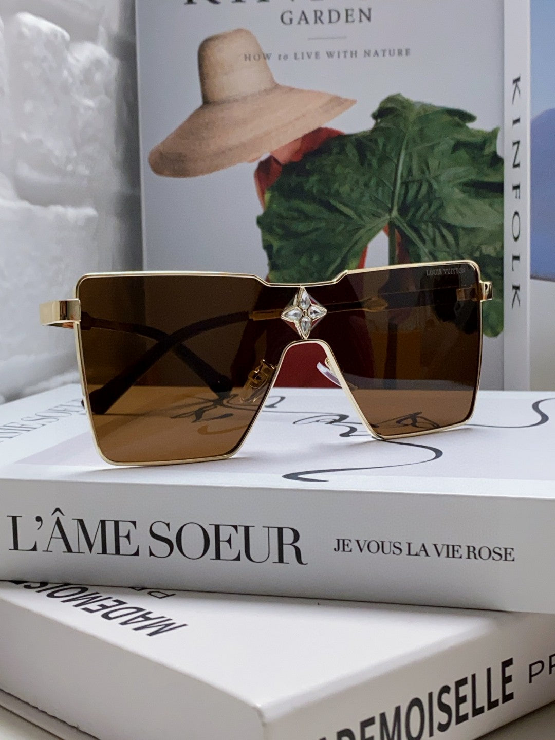 Louis Vuitton Z1700U Metal Fashion Brown Lens Sunglasses for Men & Women