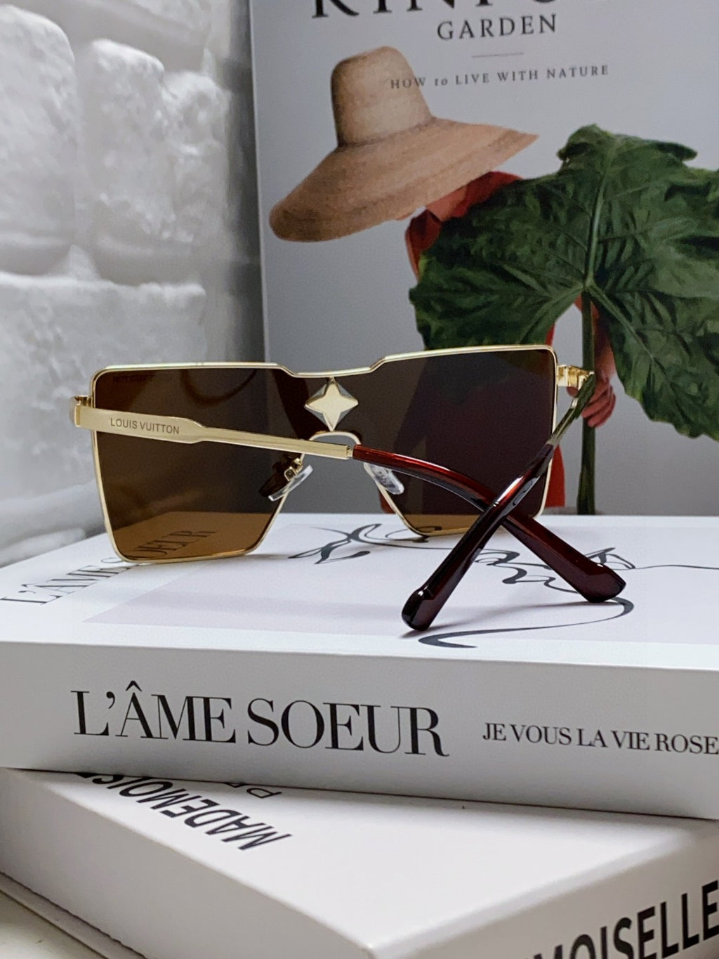 Louis Vuitton Z1700U Metal Fashion Brown Lens Sunglasses for Men & Women - detail image 2