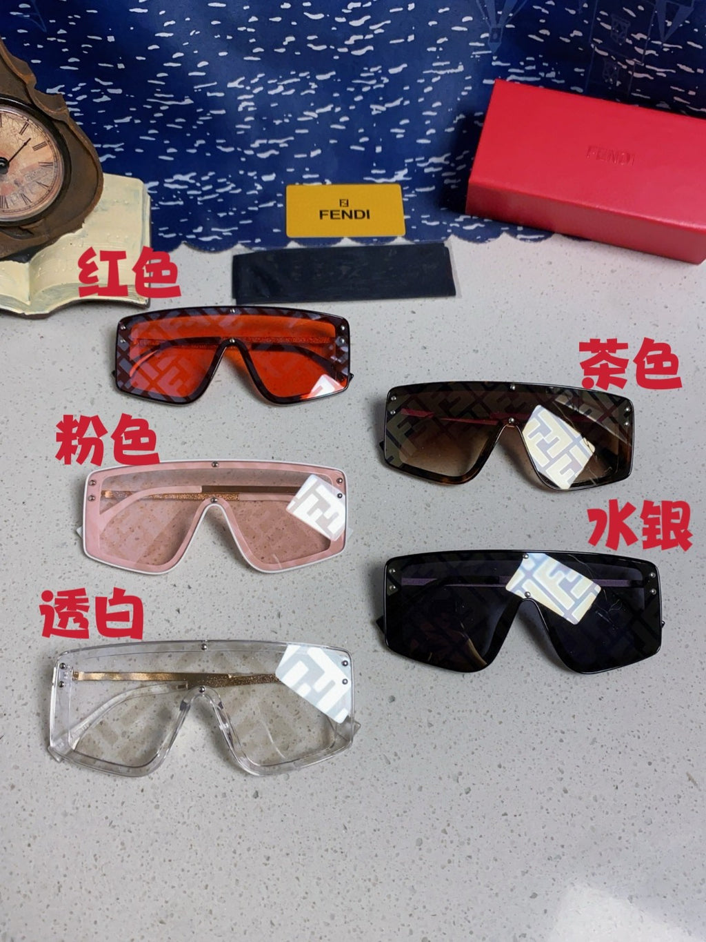 Fendi Fashion Brown Lens Sunglasses for Men & Women - 383042 - detail image 10