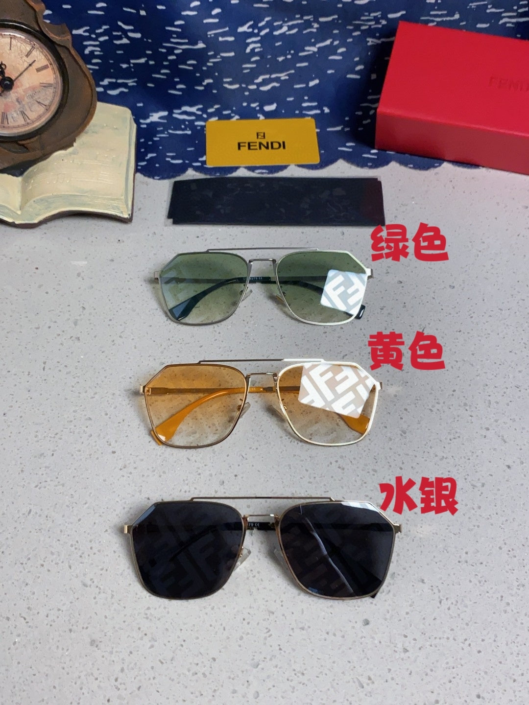 Fendi Fashion Blue Lens Sunglasses for Men & Women - 399279 - detail image 10