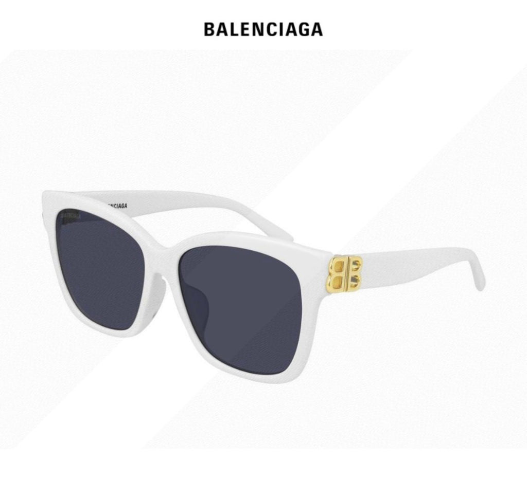 Balenciaga Folding Square Blue Lens Sunglasses for Men & Women