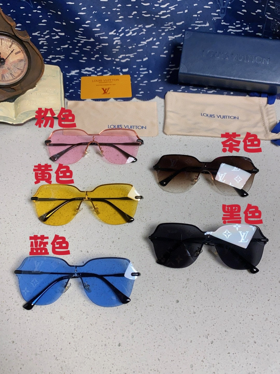 Louis Vuitton Lightweight Rimless Silver Lens Sunglasses for Women - detail image 10