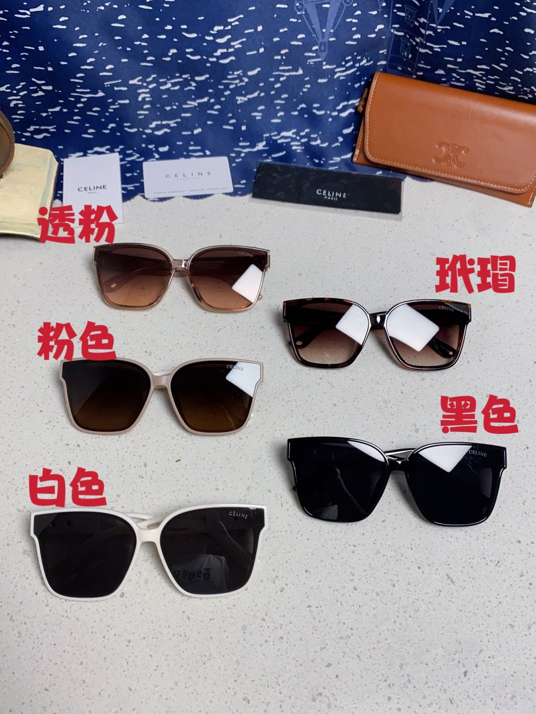 Celine Square Silver Lens Sunglasses for Women - 415625 - detail image 12