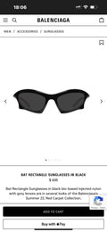 Balenciaga Oversized Brown Lens Sunglasses for Women - 358633