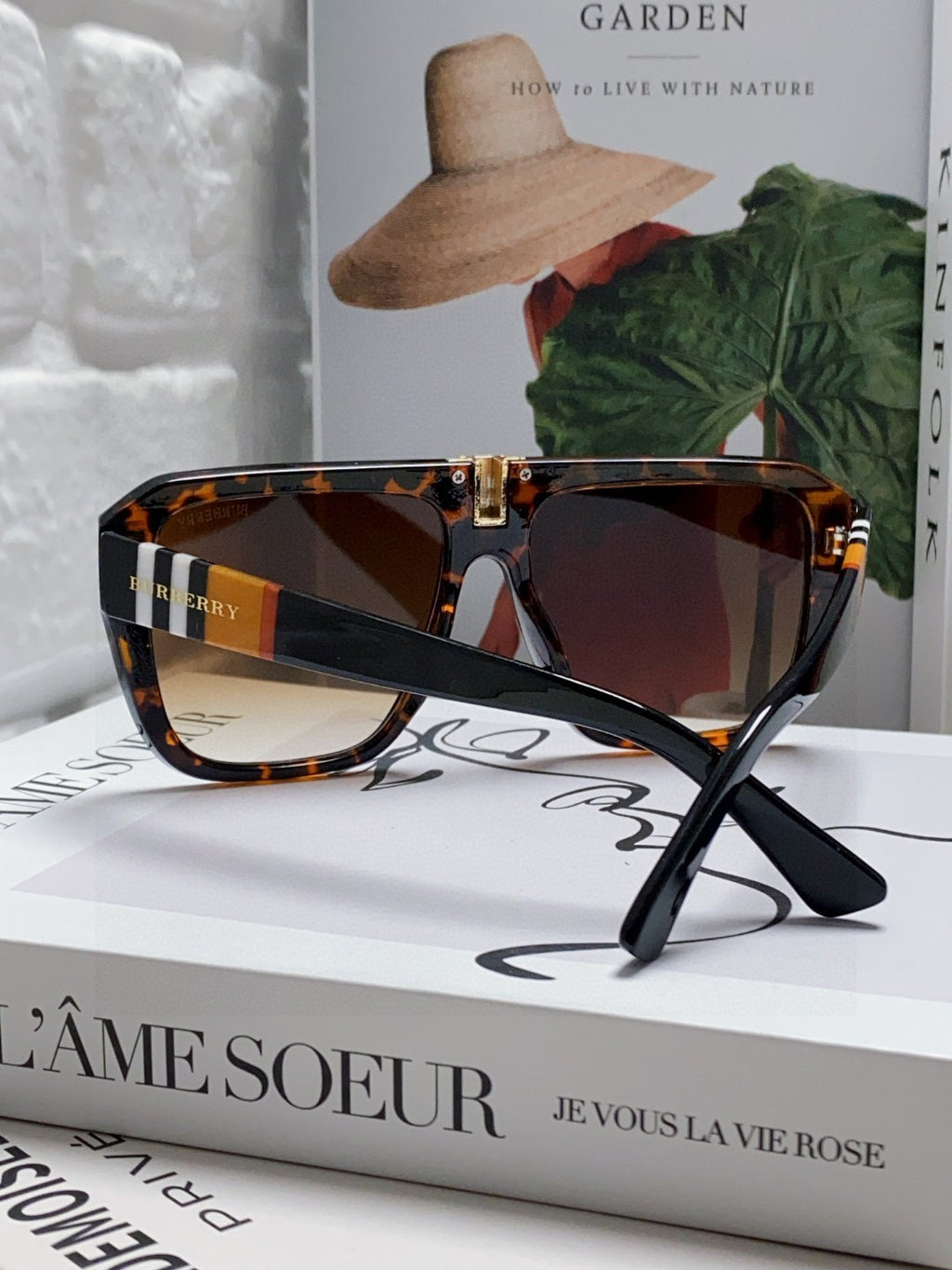 Burberry Oversized Brown Lens Sunglasses for Men & Women - 372321 - detail image 2
