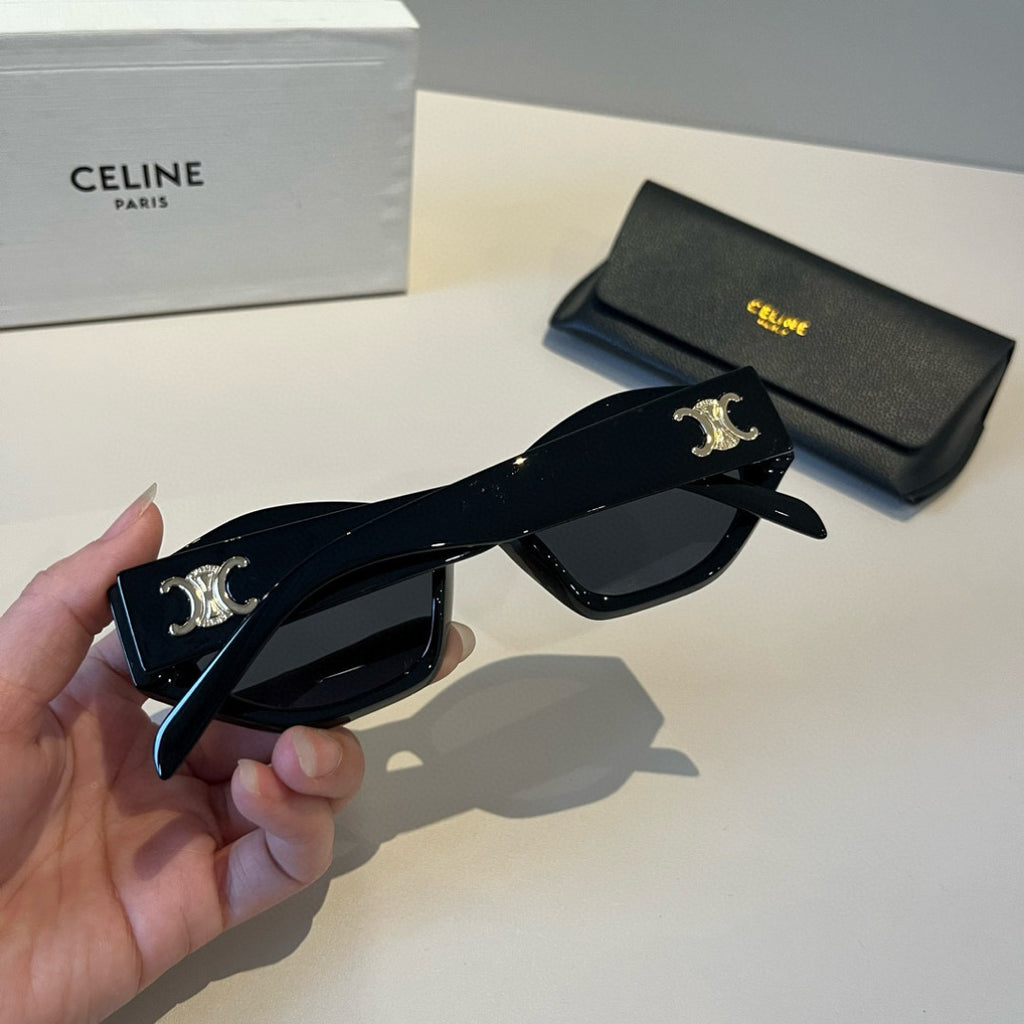 Celine Fashion Black Lens Sunglasses for Men & Women - 486964 - detail image 7