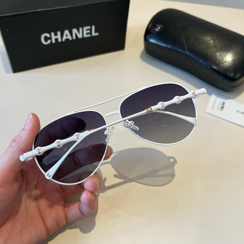 Chanel Fashion Silver Lens Sunglasses for Men & Women - 493452 - detail image 7