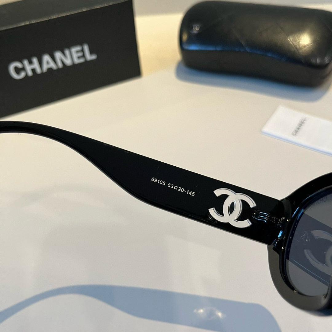 Chanel Polarized Fashion Black Lens Sunglasses for Men & Women - 449017 - detail image 10