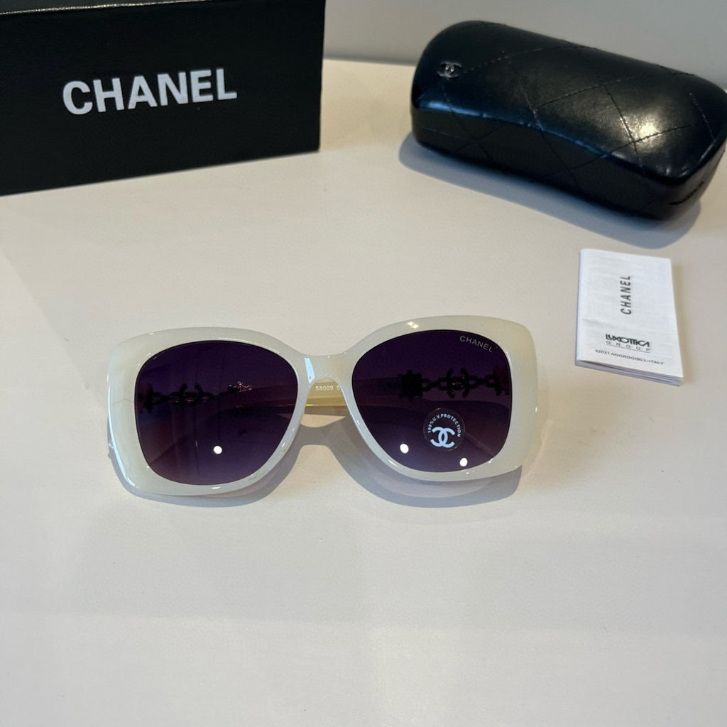 Chanel Polarized Fashion Silver Lens Sunglasses for Men & Women - detail image 2