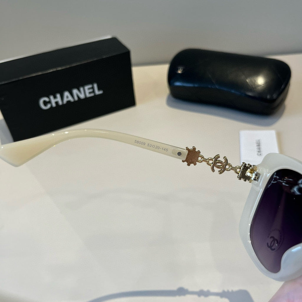 Chanel Polarized Fashion Silver Lens Sunglasses for Men & Women - detail image 9