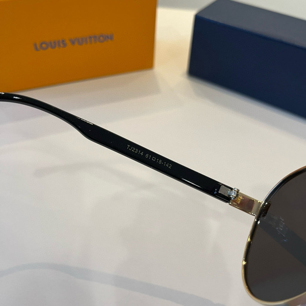 Louis Vuitton Metal Aviator Silver Lens Sunglasses for Men & Women - 493098 - detail image 8
