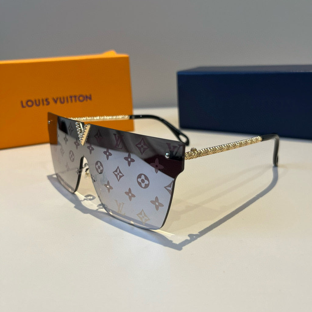 Louis Vuitton Metal Aviator Gray Lens Sunglasses for Men & Women - detail image 3