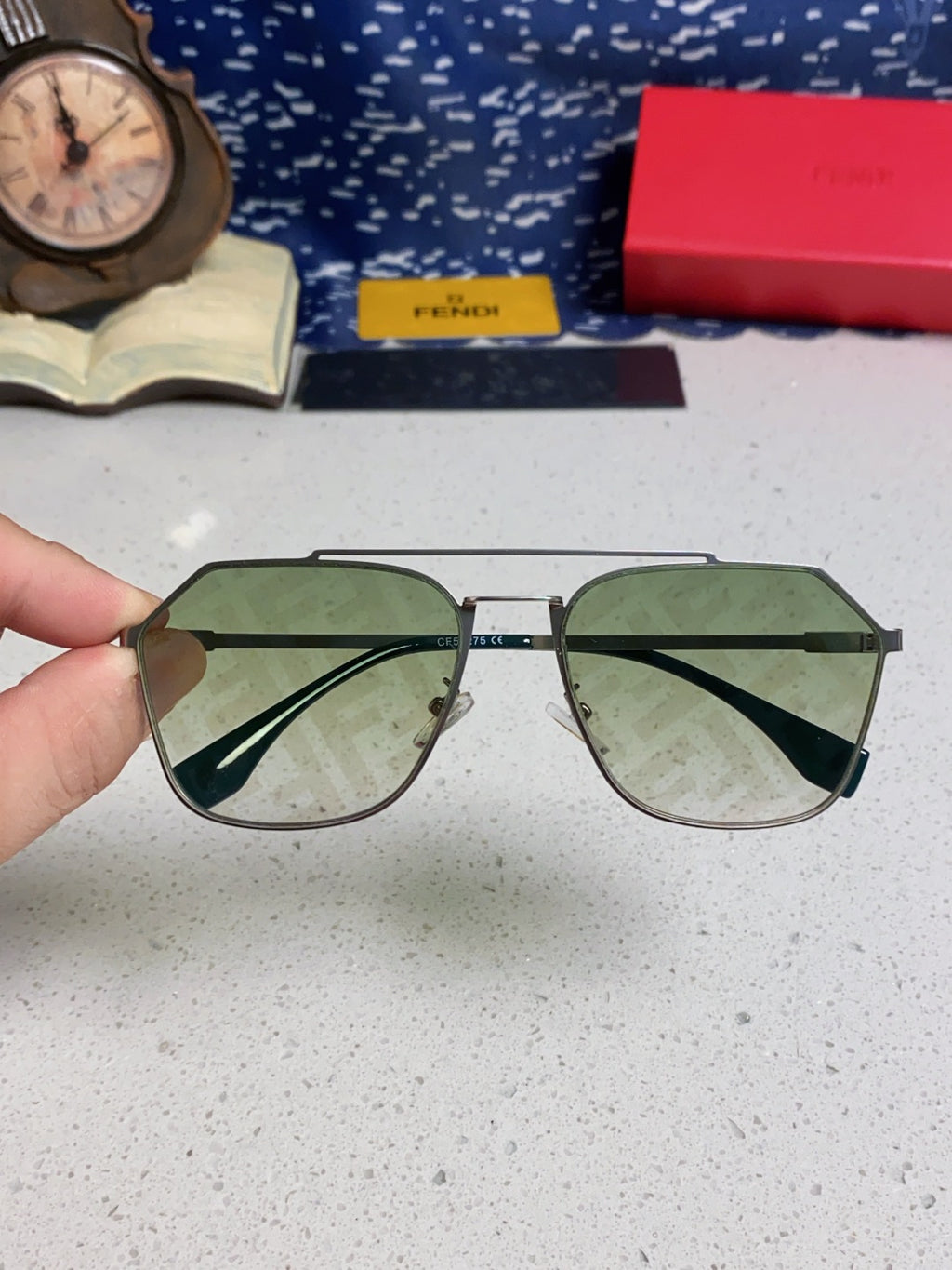 Fendi Fashion Silver Lens Sunglasses for Men & Women - 399277 - detail image 4