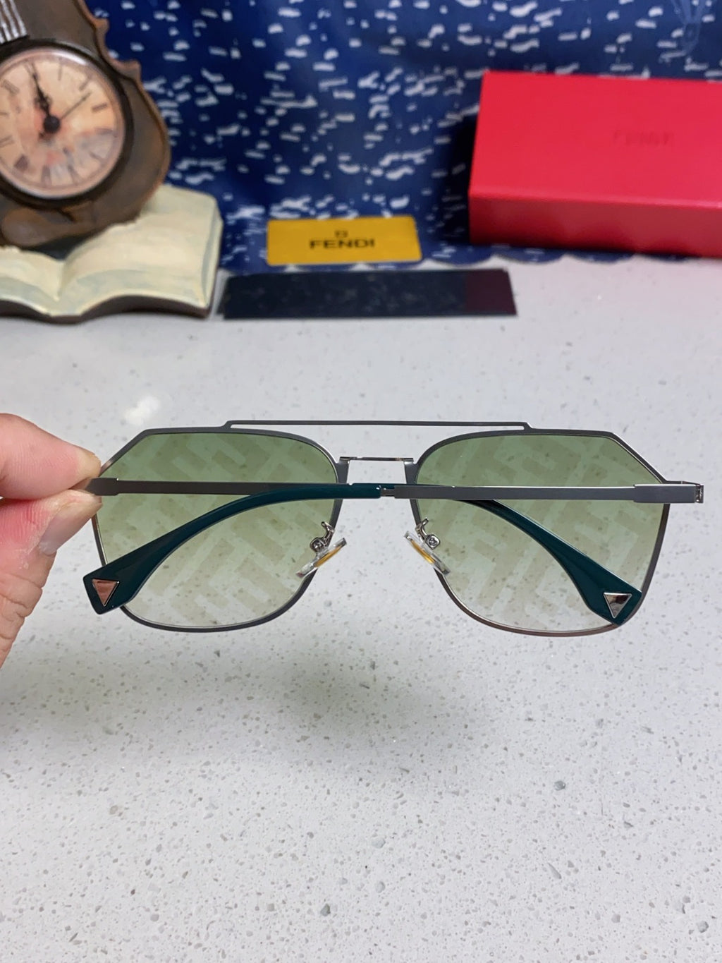 Fendi Fashion Silver Lens Sunglasses for Men & Women - 399277 - detail image 5
