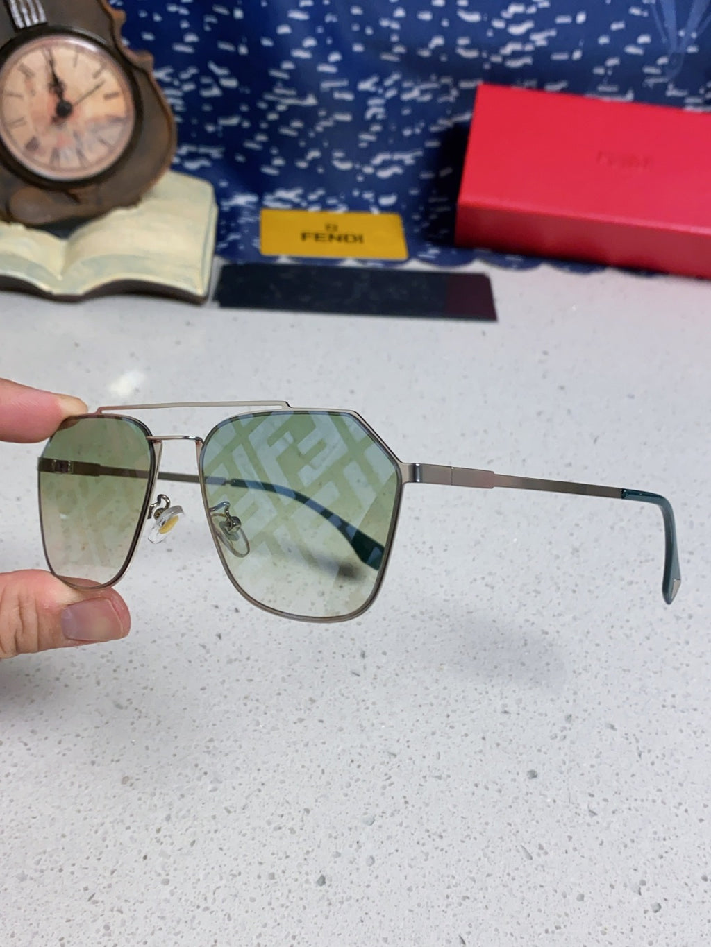 Fendi Fashion Silver Lens Sunglasses for Men & Women - 399277 - detail image 6