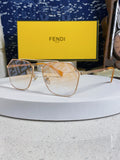 Fendi Fashion Silver Lens Sunglasses for Men & Women - 399278