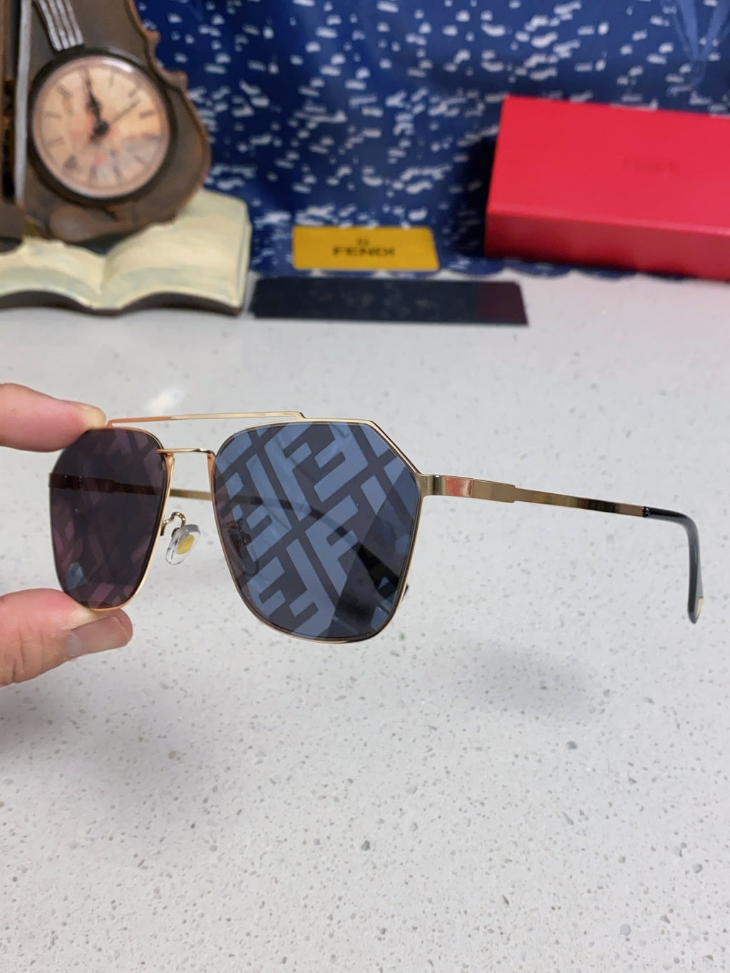 Fendi Fashion Blue Lens Sunglasses for Men & Women - 399279 - detail image 6