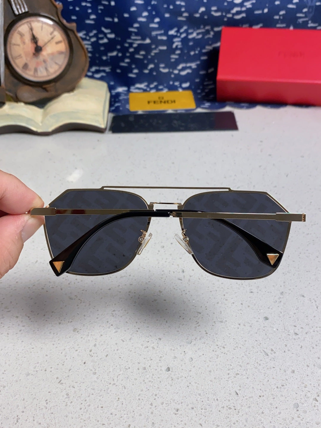 Fendi Fashion Blue Lens Sunglasses for Men & Women - 399279 - detail image 5