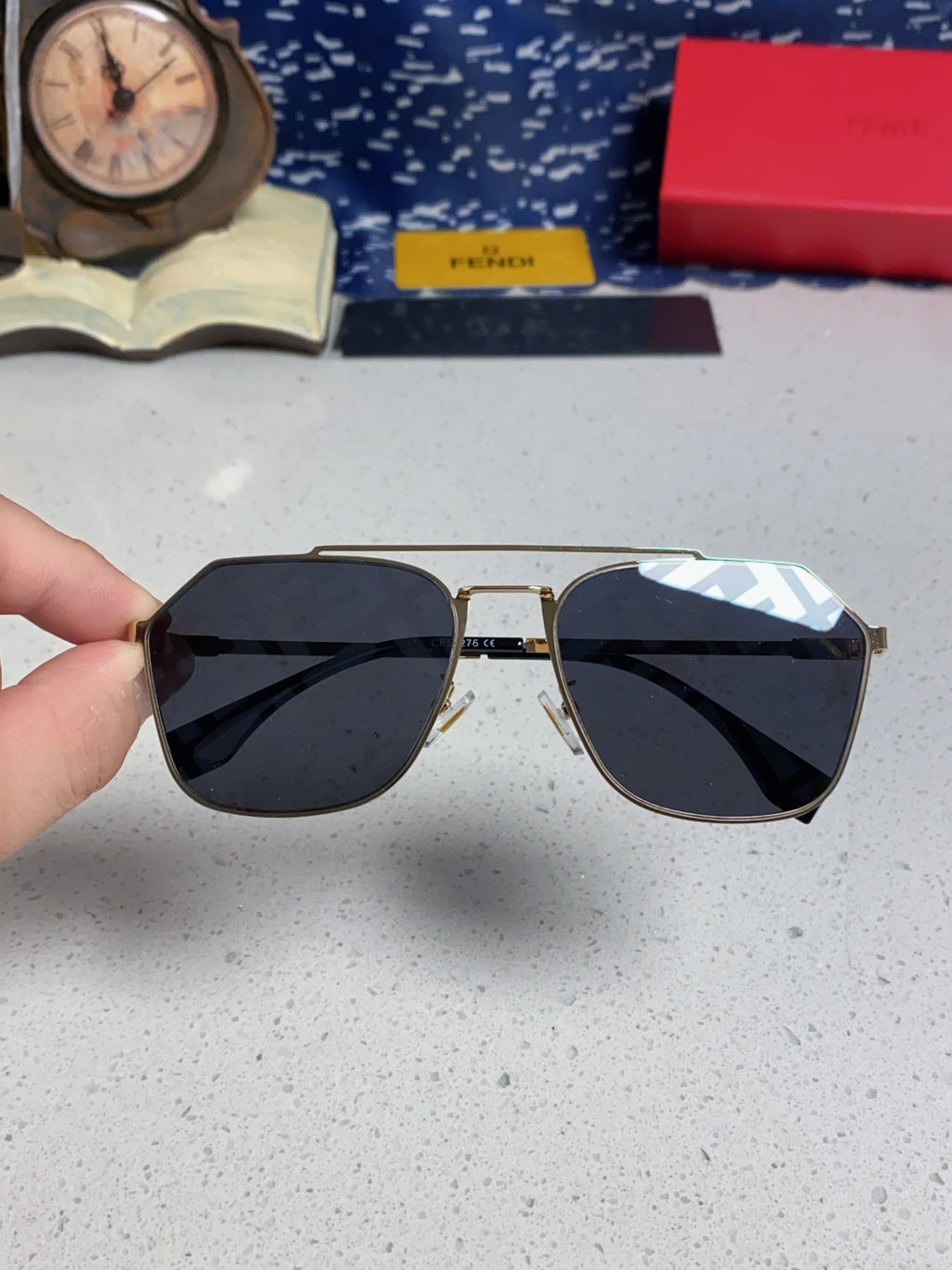 Fendi Fashion Blue Lens Sunglasses for Men & Women - 399279 - detail image 4