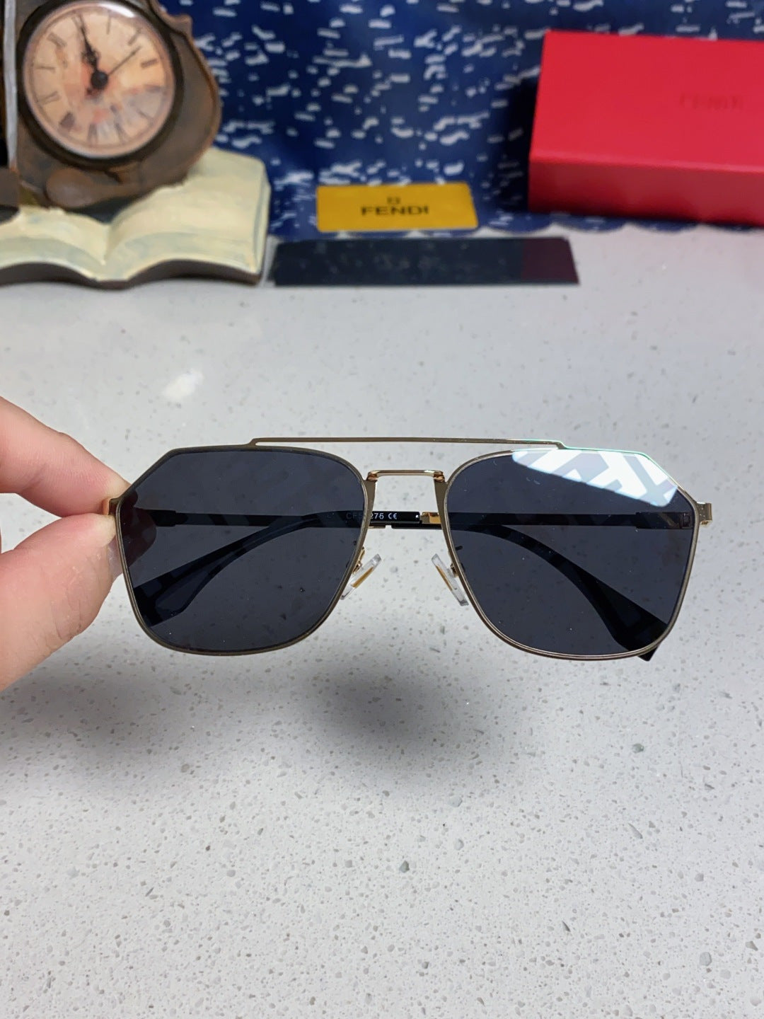 Fendi Fashion Blue Lens Sunglasses for Men & Women - 399279 - detail image 4