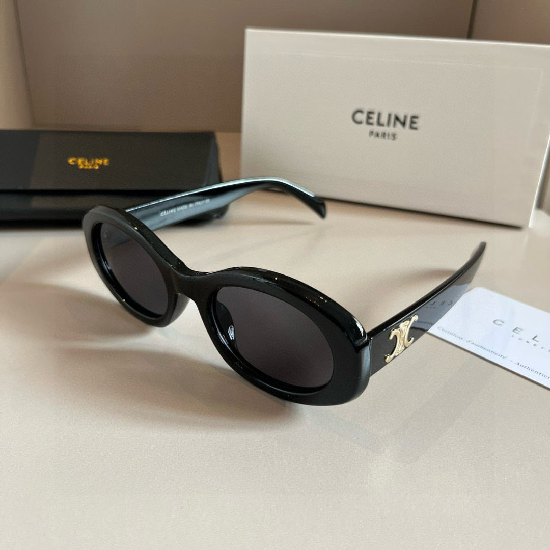 Celine Fashion Black Lens Sunglasses for Men & Women - 415656 - detail image 2