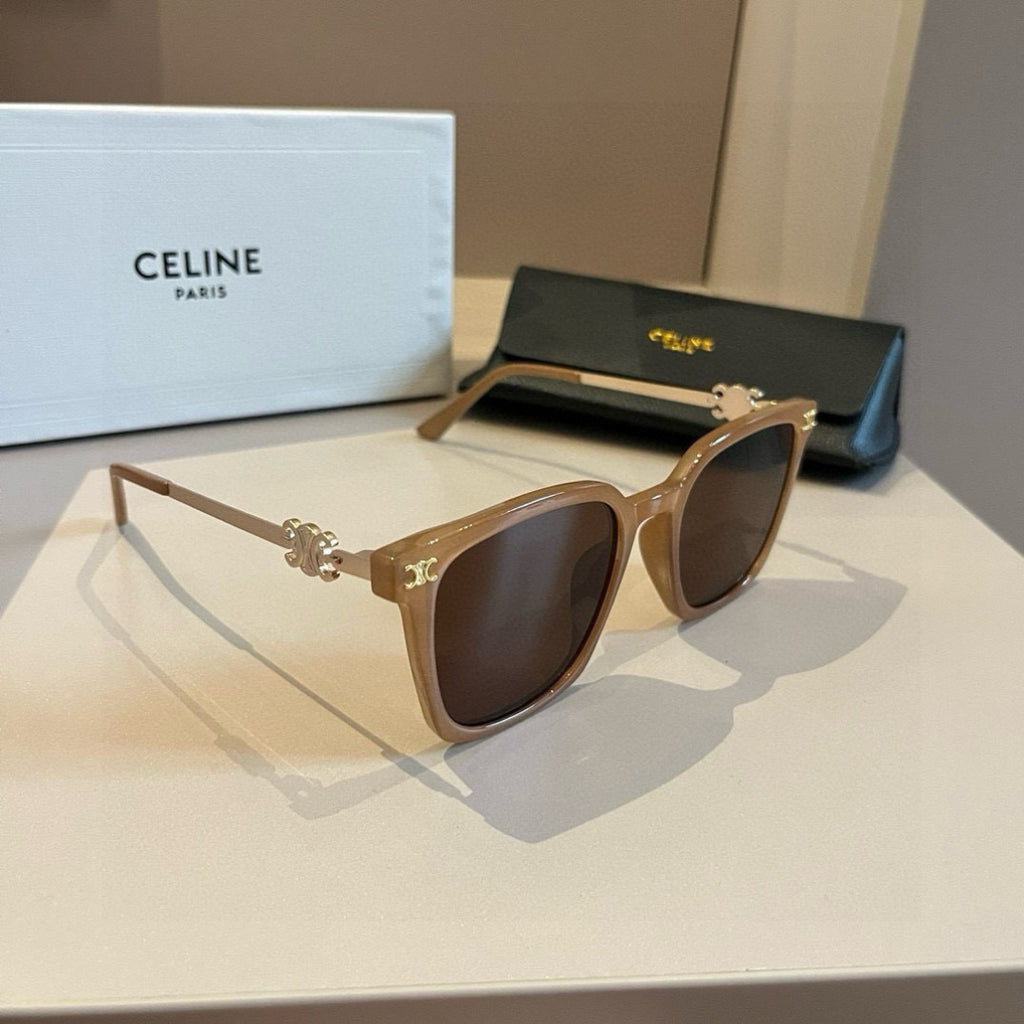 Celine Fashion Brown Lens Sunglasses for Men & Women - 358338