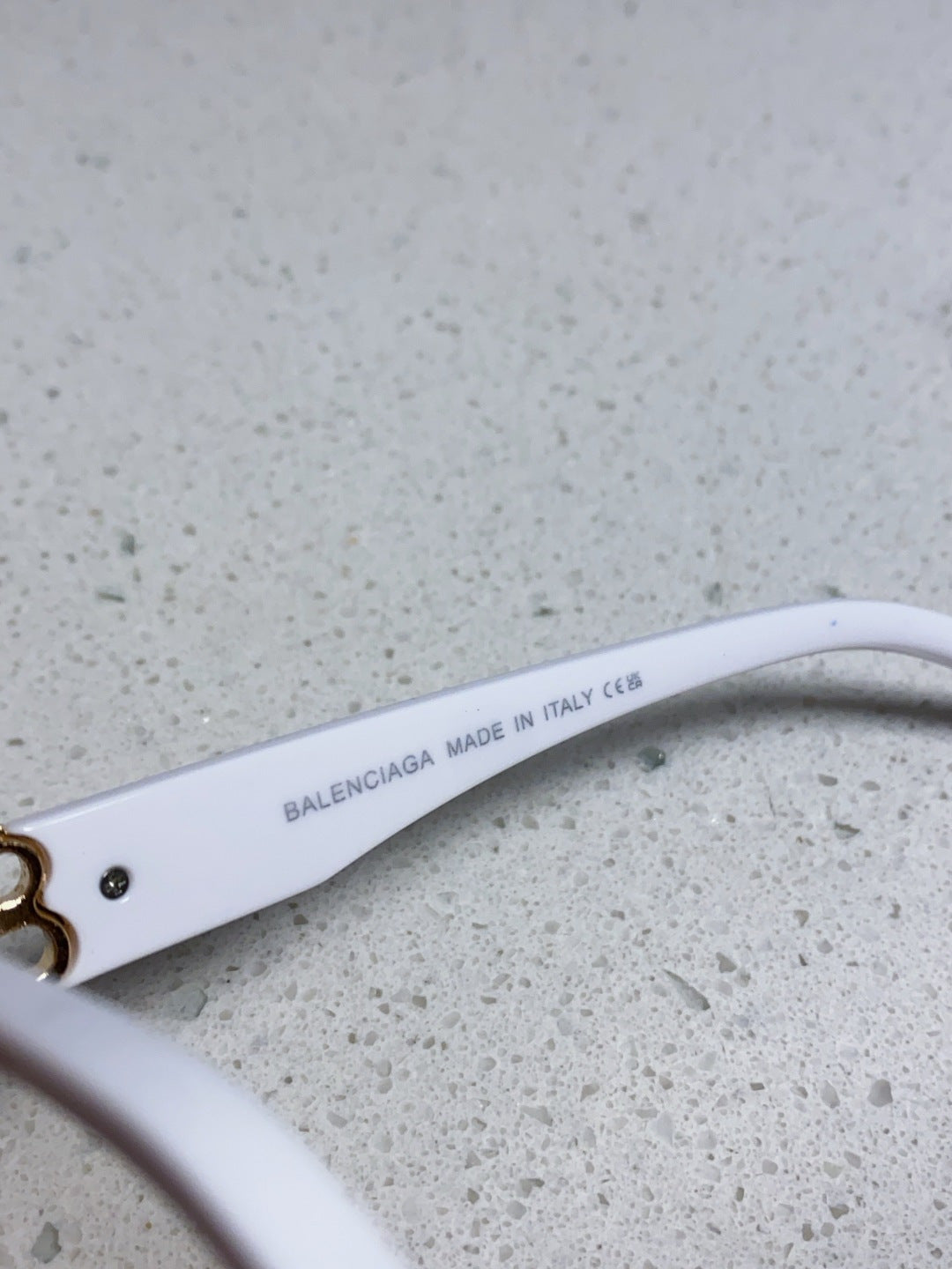 Balenciaga Folding Square Silver Lens Sunglasses for Men & Women - detail image 8