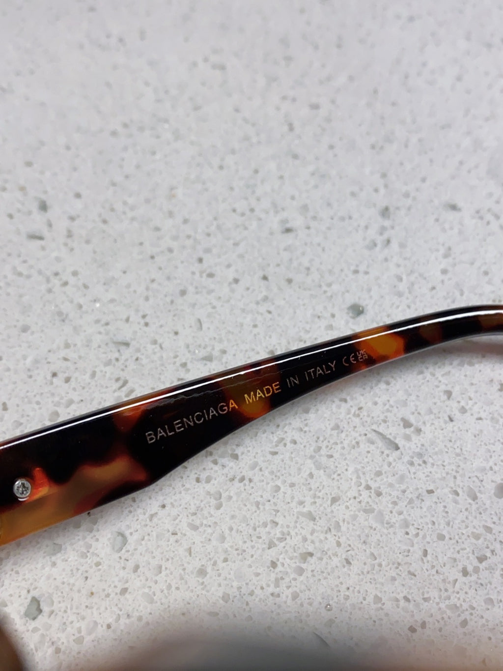 Balenciaga Folding Square Red Lens Sunglasses for Men & Women - detail image 7