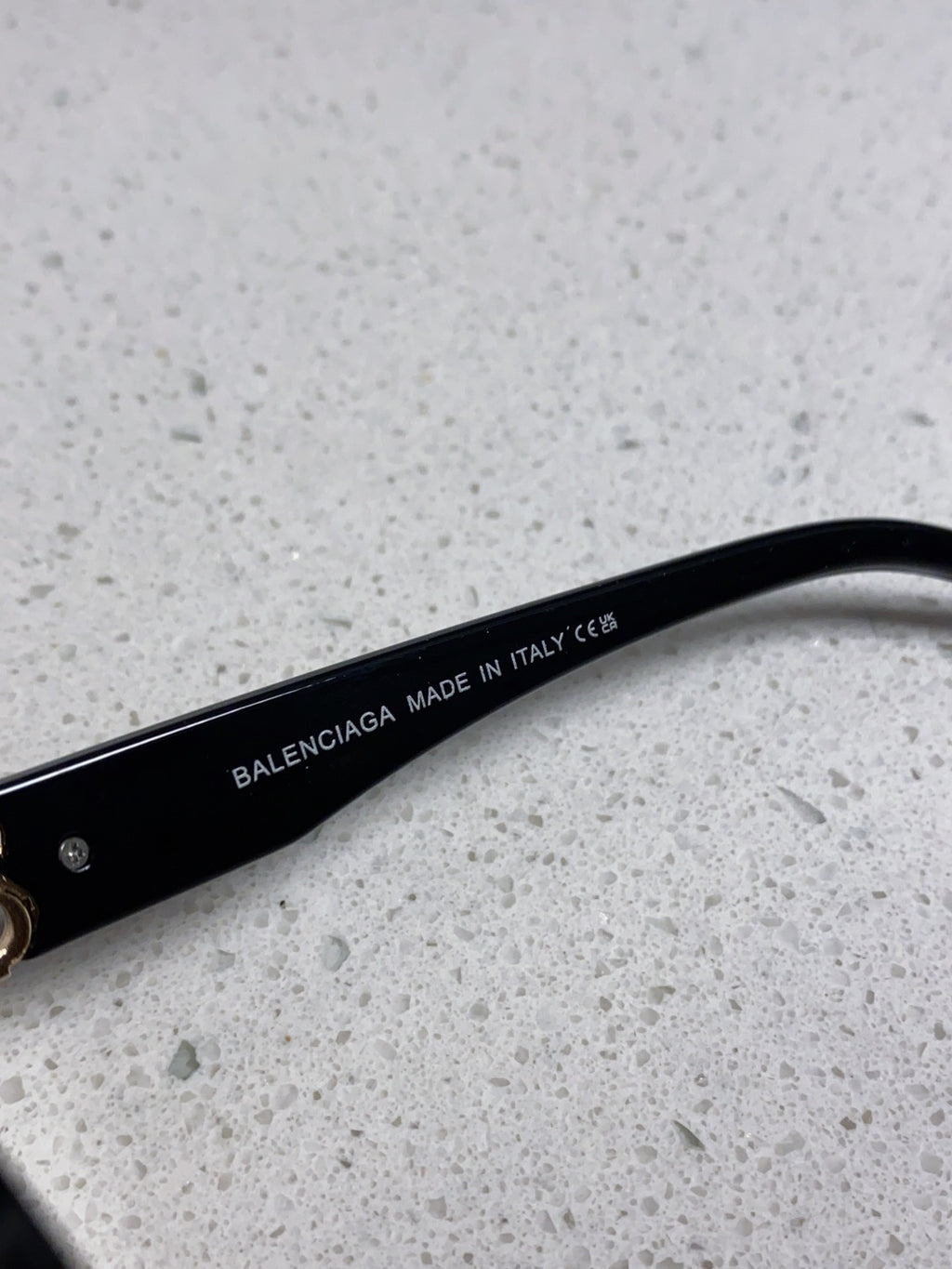 Balenciaga Folding Square Gold Lens Sunglasses for Men & Women - 449647 - detail image 9