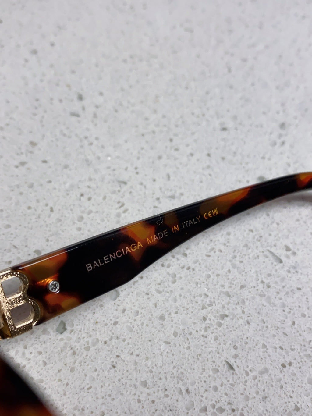 Balenciaga Folding Square Brown Lens Sunglasses for Men & Women - 416121 - detail image 8